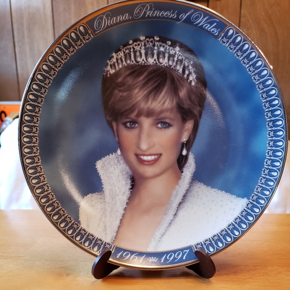 Tribute to Princess Diana Franklin Mint Plate